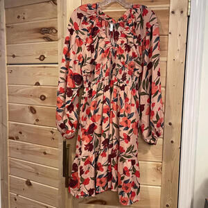 DOKOTOO NWT Women's Long Sleeve Floral Dress